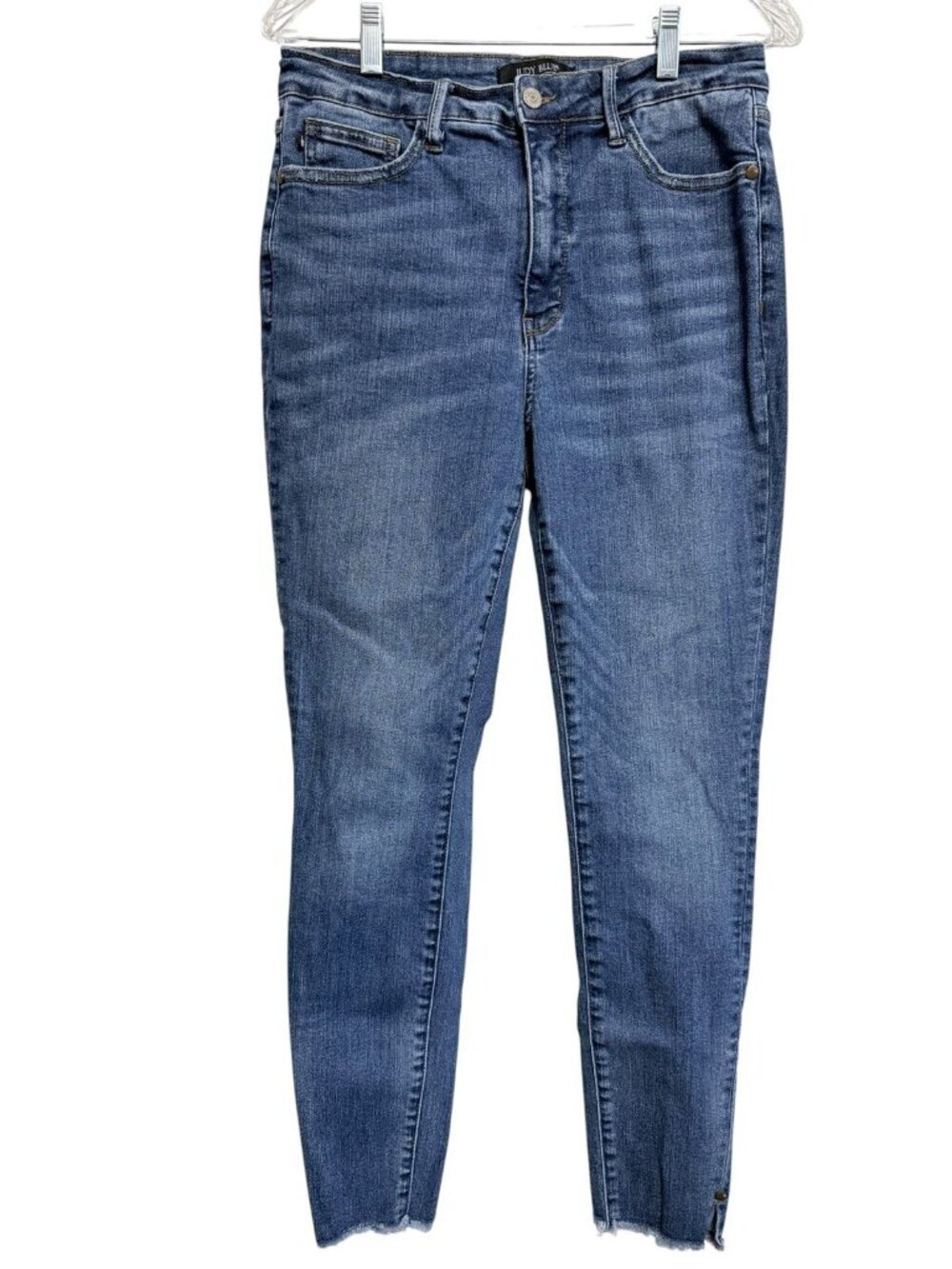 Judy Blue JB88682 Skinny Fit Jeans Size 11/30 Raw Hem